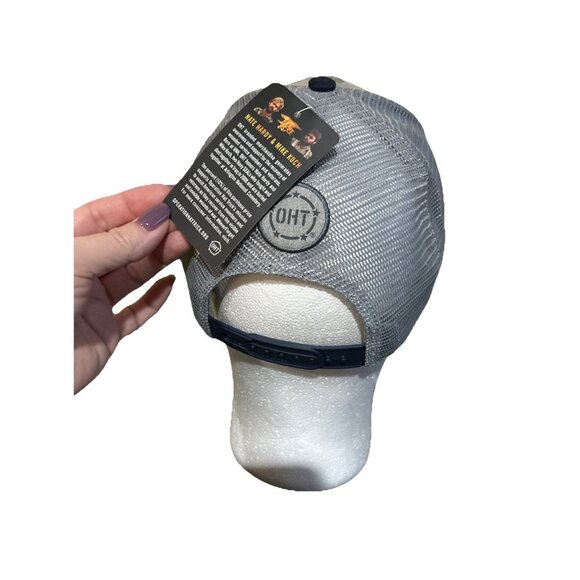 University of Michigan Wolverines Gray Camo Mesh OHT Snapback Hat Cap - Picture 6 of 10